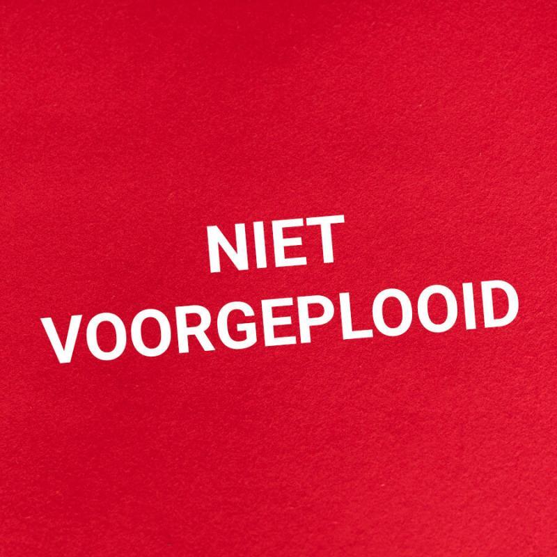 Niet voorgeplooid